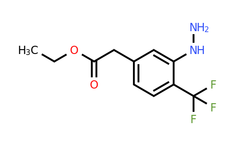 1806708-80-4 | Ethyl 3-hydrazinyl-4-(trifluoromethyl)phenylacetate