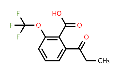 1806708-84-8 | 2-Propionyl-6-(trifluoromethoxy)benzoic acid