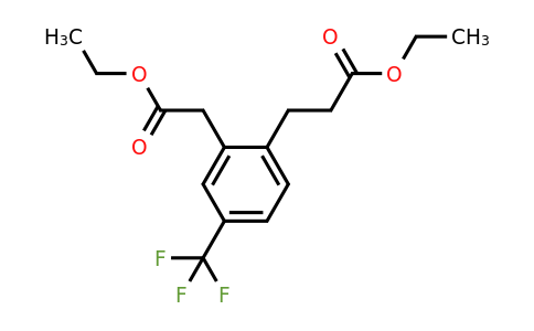 1806708-89-3 | Ethyl 2-(3-ethoxy-3-oxopropyl)-5-(trifluoromethyl)phenylacetate