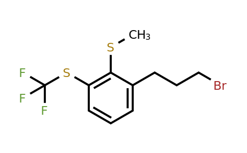 1806708-91-7 | 2-(3-Bromopropyl)-6-(trifluoromethylthio)thianisole