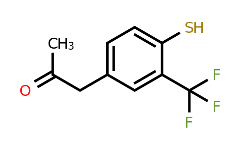 1806709-07-8 | 4-(2-Oxopropyl)-2-(trifluoromethyl)thiophenol