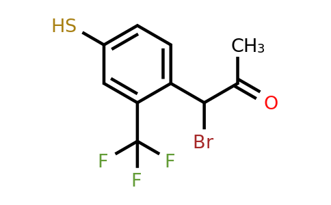 1806709-13-6 | 4-(1-Bromo-2-oxopropyl)-3-(trifluoromethyl)thiophenol
