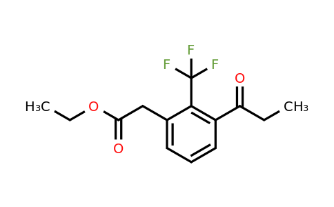1806709-32-9 | Ethyl 3-propionyl-2-(trifluoromethyl)phenylacetate
