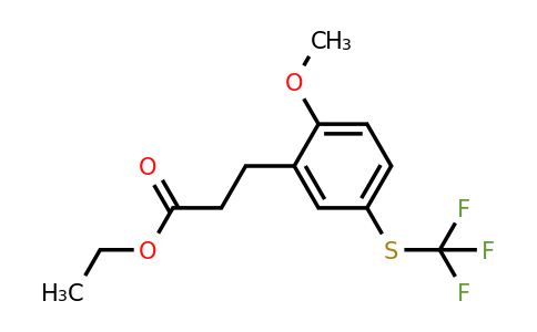 1806709-68-1 | Ethyl 3-(2-methoxy-5-(trifluoromethylthio)phenyl)propanoate