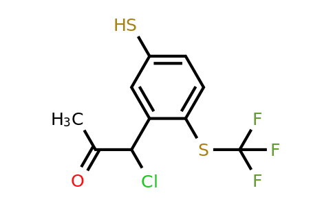 1806709-76-1 | 3-(1-Chloro-2-oxopropyl)-4-(trifluoromethylthio)thiophenol