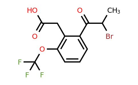 1806709-92-1 | 2-(2-Bromopropanoyl)-6-(trifluoromethoxy)phenylacetic acid