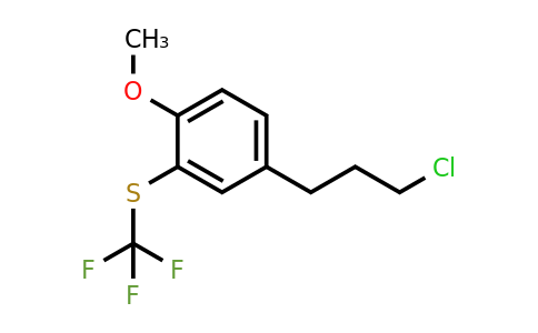 1806710-00-8 | 4-(3-Chloropropyl)-2-(trifluoromethylthio)anisole