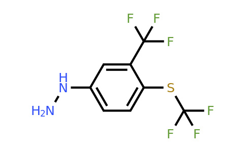 1806711-14-7 | 1-(3-(Trifluoromethyl)-4-(trifluoromethylthio)phenyl)hydrazine