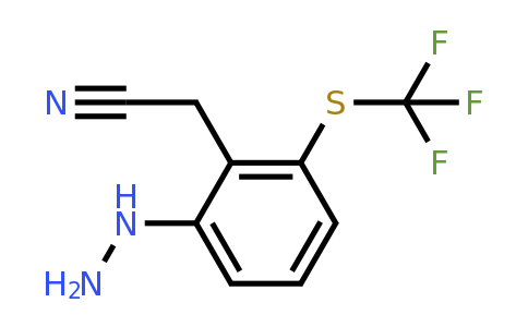 1806711-36-3 | 2-Hydrazinyl-6-(trifluoromethylthio)phenylacetonitrile