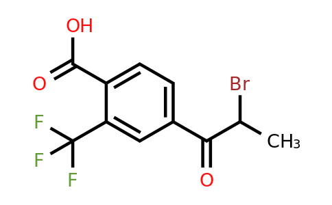 1806711-49-8 | 4-(2-Bromopropanoyl)-2-(trifluoromethyl)benzoic acid