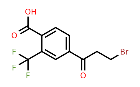 1806711-52-3 | 4-(3-Bromopropanoyl)-2-(trifluoromethyl)benzoic acid