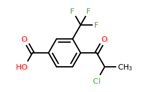 1806711-57-8 | 4-(2-Chloropropanoyl)-3-(trifluoromethyl)benzoic acid