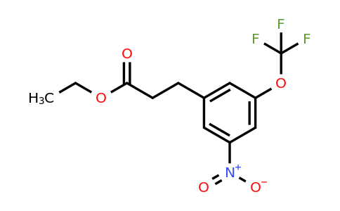 1806711-58-9 | Ethyl 3-(3-nitro-5-(trifluoromethoxy)phenyl)propanoate