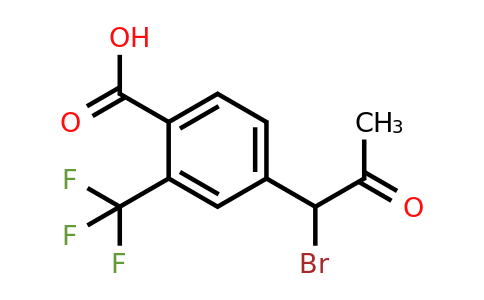 1806711-66-9 | 4-(1-Bromo-2-oxopropyl)-2-(trifluoromethyl)benzoic acid