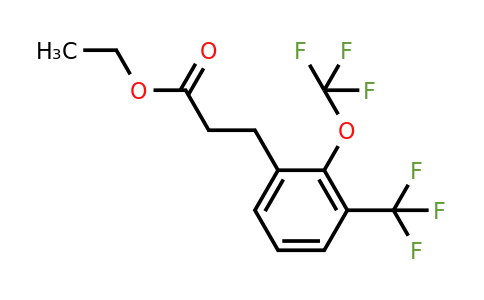 1806711-72-7 | Ethyl 3-(2-(trifluoromethoxy)-3-(trifluoromethyl)phenyl)propanoate
