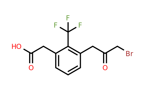1806711-82-9 | 3-(3-Bromo-2-oxopropyl)-2-(trifluoromethyl)phenylacetic acid