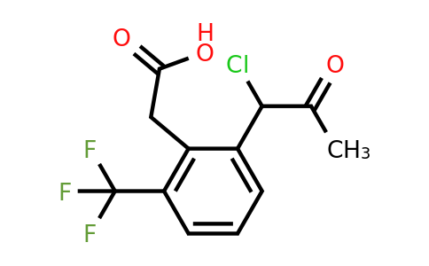 1806711-84-1 | 2-(1-Chloro-2-oxopropyl)-6-(trifluoromethyl)phenylacetic acid