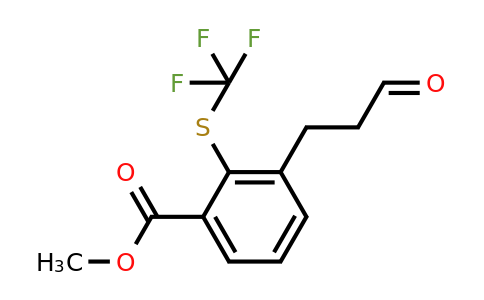 1806711-87-4 | Methyl 3-(3-oxopropyl)-2-(trifluoromethylthio)benzoate
