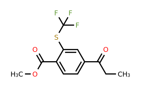 1806711-94-3 | Methyl 4-propionyl-2-(trifluoromethylthio)benzoate