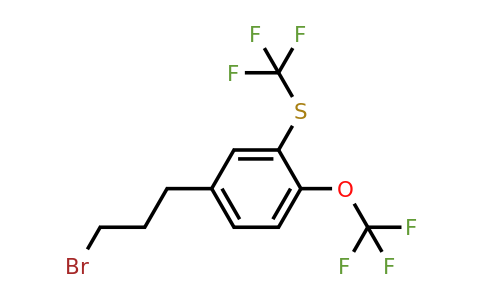 1806712-00-4 | 1-(3-Bromopropyl)-4-(trifluoromethoxy)-3-(trifluoromethylthio)benzene