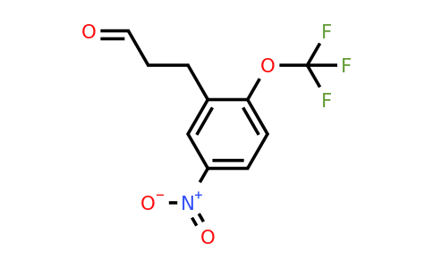 1806712-02-6 | 3-(5-Nitro-2-(trifluoromethoxy)phenyl)propanal