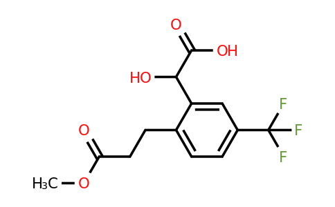 1806712-05-9 | 2-(3-Methoxy-3-oxopropyl)-5-(trifluoromethyl)mandelic acid