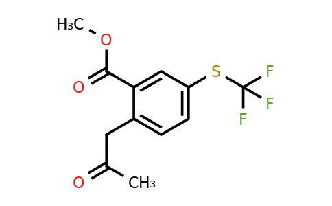 1806712-20-8 | Methyl 2-(2-oxopropyl)-5-(trifluoromethylthio)benzoate