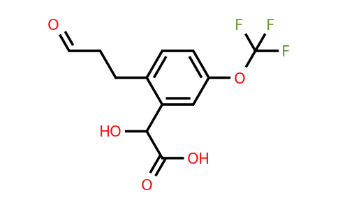 1806712-67-3 | 2-(3-Oxopropyl)-5-(trifluoromethoxy)mandelic acid