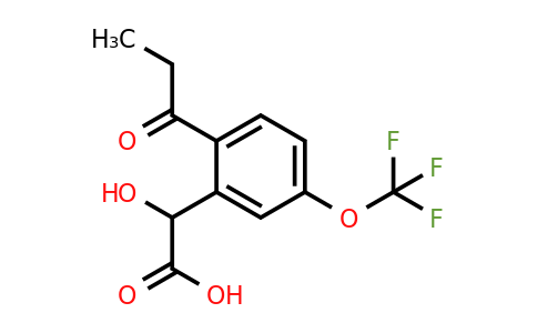 1806712-73-1 | 2-Propionyl-5-(trifluoromethoxy)mandelic acid