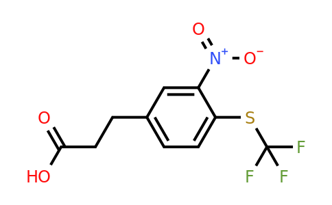 1806712-74-2 | 3-(3-Nitro-4-(trifluoromethylthio)phenyl)propanoic acid