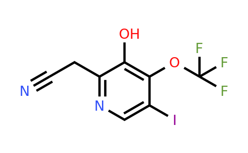 3-Hydroxy-5-iodo-4-(trifluoromethoxy)pyridine-2-acetonitrile