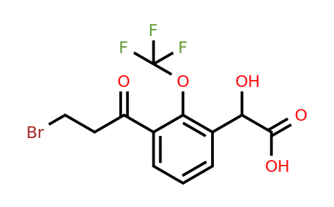 1806712-87-7 | 3-(3-Bromopropanoyl)-2-(trifluoromethoxy)mandelic acid