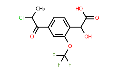 1806712-90-2 | 4-(2-Chloropropanoyl)-2-(trifluoromethoxy)mandelic acid