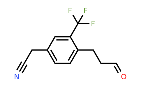 1806712-91-3 | 4-(3-Oxopropyl)-3-(trifluoromethyl)phenylacetonitrile