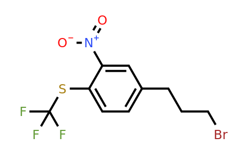 1806713-00-7 | 1-(3-Bromopropyl)-3-nitro-4-(trifluoromethylthio)benzene