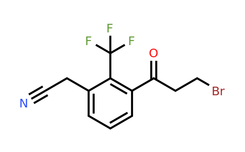 1806713-01-8 | 3-(3-Bromopropanoyl)-2-(trifluoromethyl)phenylacetonitrile