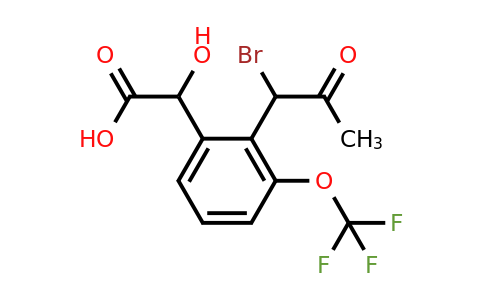 1806713-03-0 | 2-(1-Bromo-2-oxopropyl)-3-(trifluoromethoxy)mandelic acid