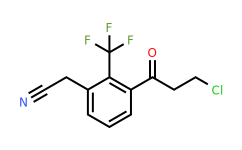 1806713-09-6 | 3-(3-Chloropropanoyl)-2-(trifluoromethyl)phenylacetonitrile