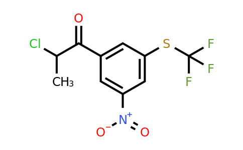 1806713-22-3 | 2-Chloro-1-(3-nitro-5-(trifluoromethylthio)phenyl)propan-1-one