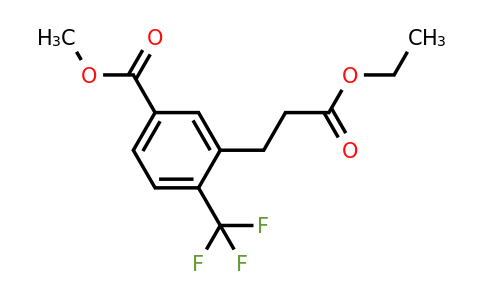 1806713-23-4 | Methyl 3-(3-ethoxy-3-oxopropyl)-4-(trifluoromethyl)benzoate