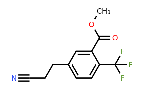 1806713-34-7 | Methyl 5-(2-cyanoethyl)-2-(trifluoromethyl)benzoate