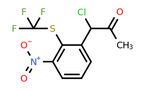 1806713-35-8 | 1-Chloro-1-(3-nitro-2-(trifluoromethylthio)phenyl)propan-2-one