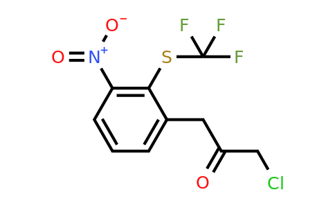 1806713-41-6 | 1-Chloro-3-(3-nitro-2-(trifluoromethylthio)phenyl)propan-2-one