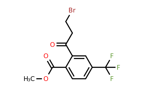 1806713-56-3 | Methyl 2-(3-bromopropanoyl)-4-(trifluoromethyl)benzoate