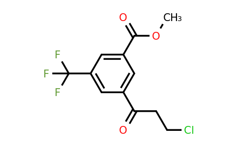 1806713-67-6 | Methyl 3-(3-chloropropanoyl)-5-(trifluoromethyl)benzoate