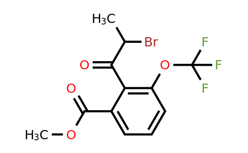 1806713-95-0 | Methyl 2-(2-bromopropanoyl)-3-(trifluoromethoxy)benzoate