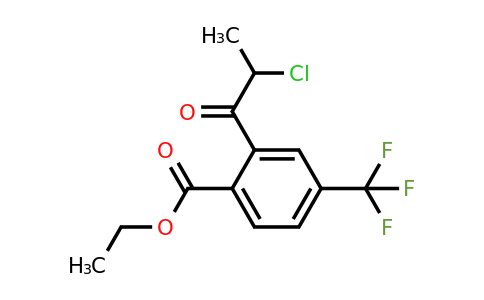 1806714-03-3 | Ethyl 2-(2-chloropropanoyl)-4-(trifluoromethyl)benzoate