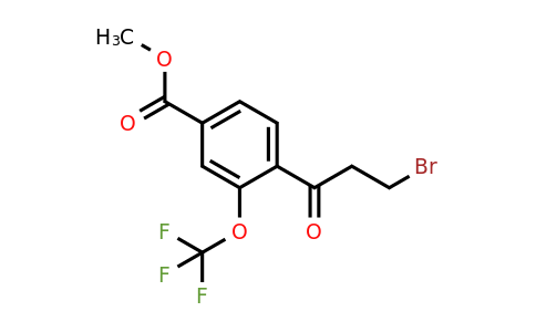 1806714-09-9 | Methyl 4-(3-bromopropanoyl)-3-(trifluoromethoxy)benzoate
