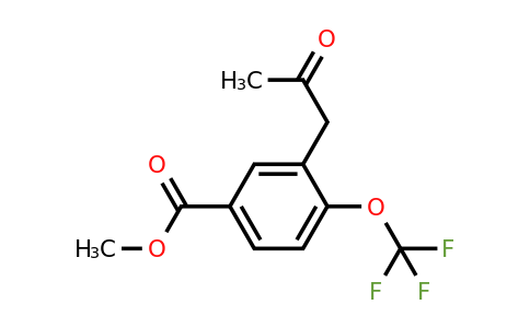 1806714-13-5 | Methyl 3-(2-oxopropyl)-4-(trifluoromethoxy)benzoate