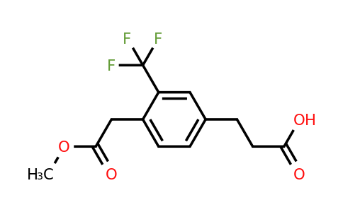 1806714-32-8 | Methyl 4-(2-carboxyethyl)-2-(trifluoromethyl)phenylacetate